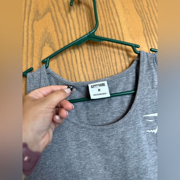 Classic Men’s GYMSHARK Arrival Tank Top Gray Size Medium - Picture 5 of 7